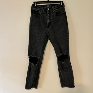 A&F High Rise Mom Jeans